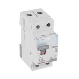 Interrupteur différentiel TX³ 2P 30mA 63A Type A - 2 modules