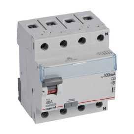 Interrupteur différentiel TX³ 4P 300mA 40A Type A - 4 modules
