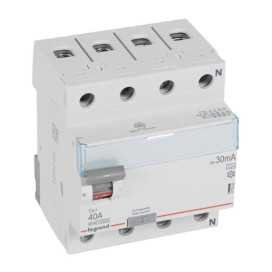Interrupteur différentiel TX³ 4P 30mA 40A Type A - 4 modules