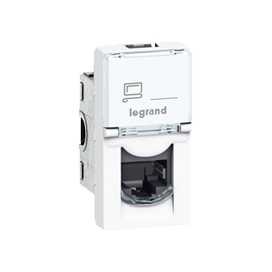 LCS2 prise RJ45 CAT6 U/UTP 1 module Mosaic couleur blanc