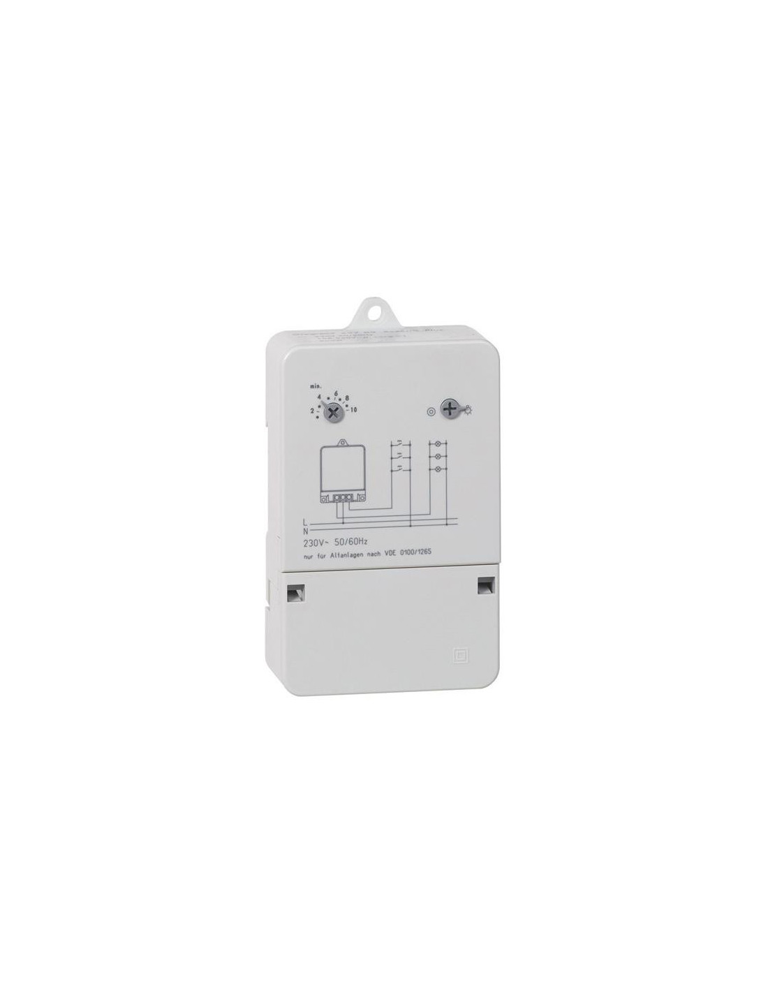 Minuterie électronique saillie 230 V - 10 A - 30s/10m