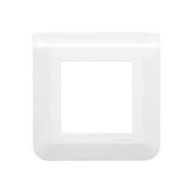 Mosaic plaque de recouvrement 2 modules blanc
