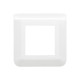 Mosaic plaque de recouvrement 2 modules blanc