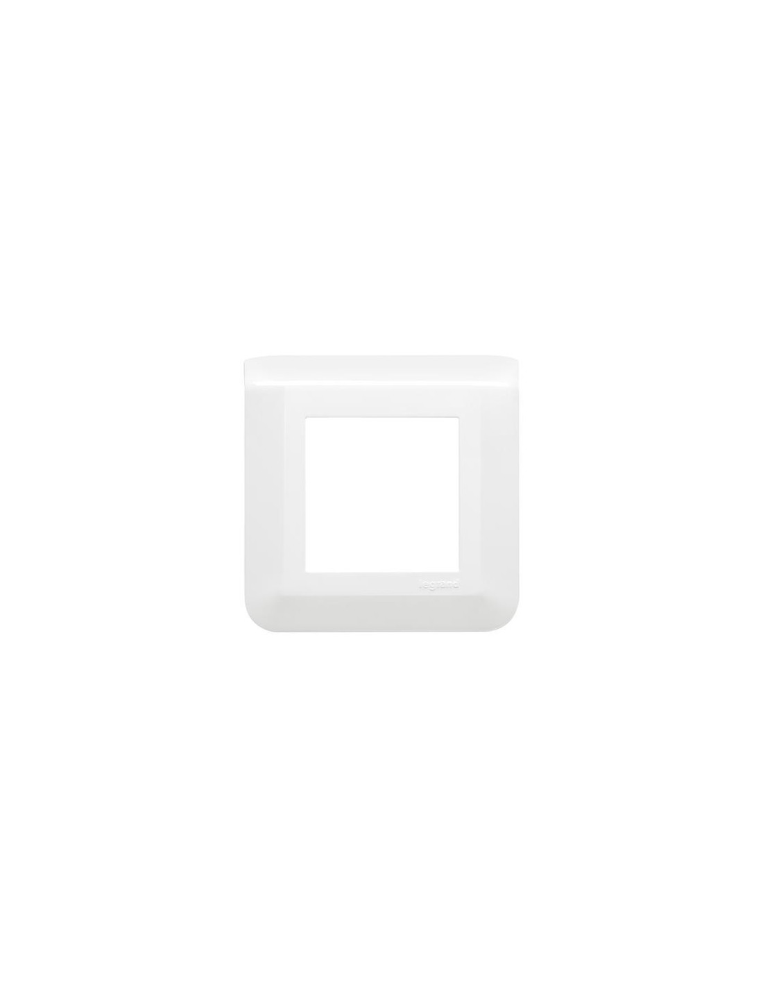 Mosaic plaque de recouvrement 2 modules blanc