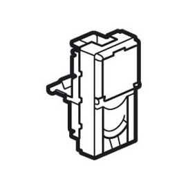 Mosaic prise RJ11 4 contacts 1 module Blanc