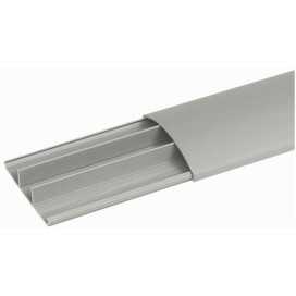 Moulure de sol - 75 x 18 mm gris - long. 2 m - gris