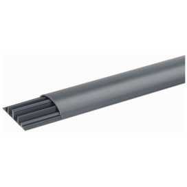 Moulure de sol 92 x 20 mm gris - 4 compartiments