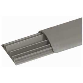 Moulure de sol DLP 50 x 12 mm gris - 3 compartiments