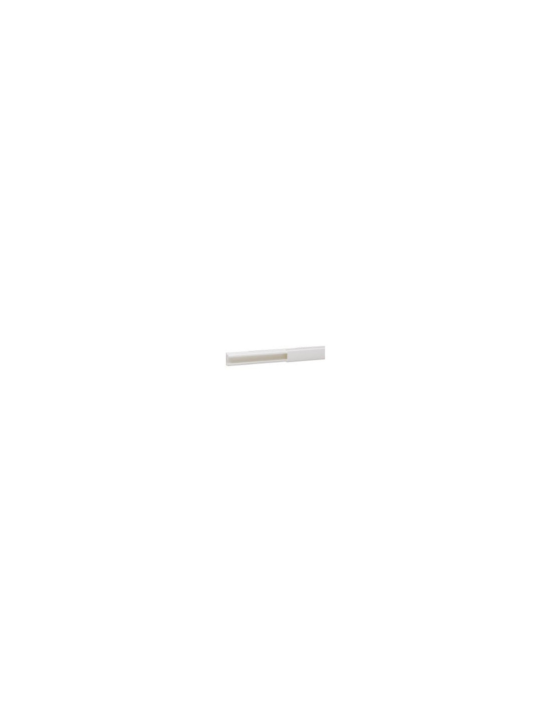 Moulure DLP sect. 20 x 12,5 mm blanc RAL 9010 - long. 2,1 m