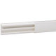 Moulure DLP sect. 32 x 12,5 mm blanc - 2,1 m - avec cloison