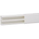 Moulure DLP section 40 x 16 mm blanc - 2,1 m - avec cloison