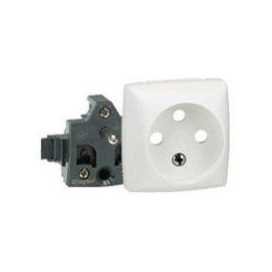 Oteo prise de courant 2 P + T 10/16 A - 250 V - composable