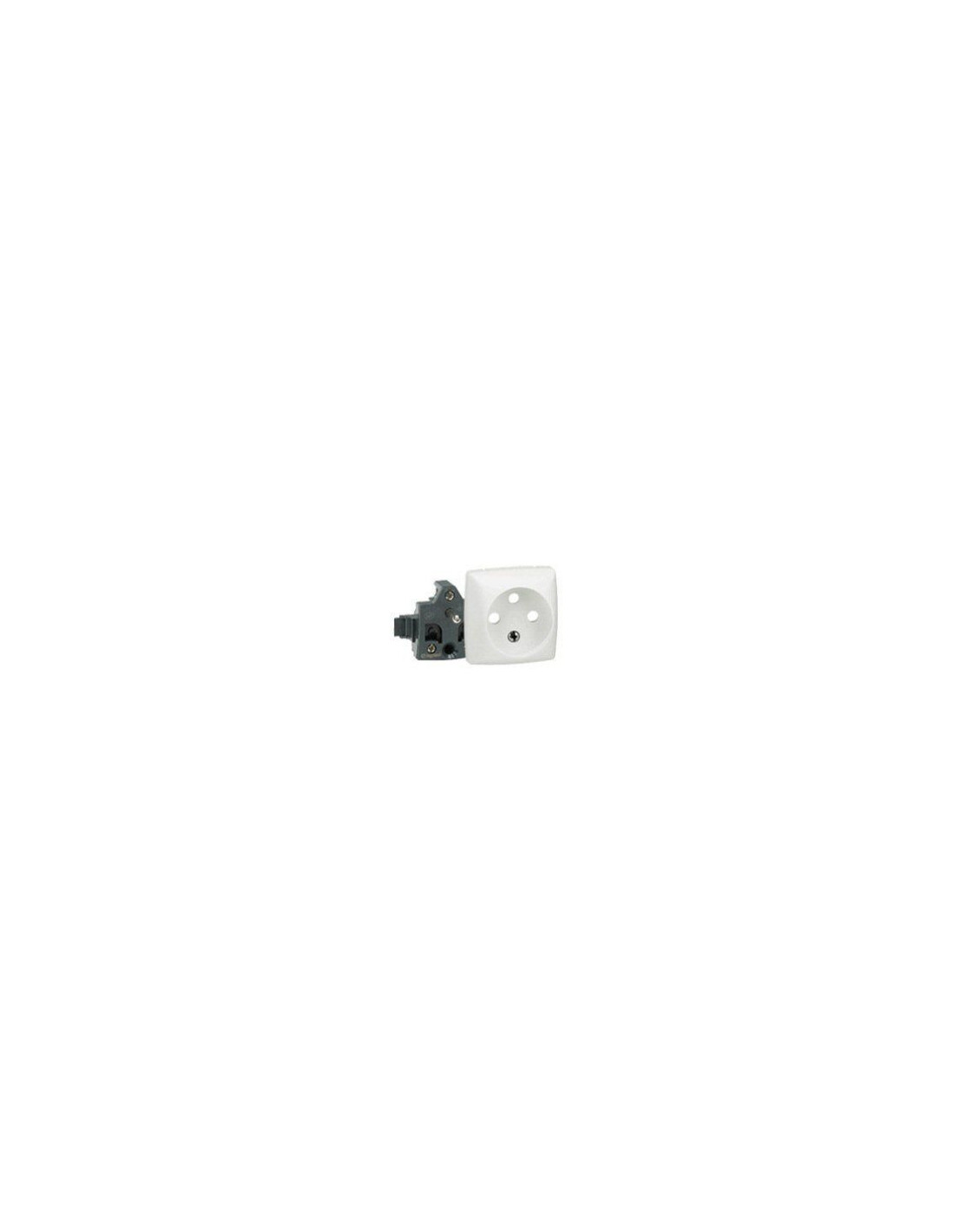 Oteo prise de courant 2 P + T 10/16 A - 250 V - composable