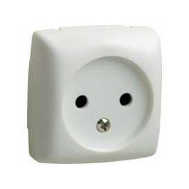 Oteo prise de courant 2 P 10/16 A - 250 V - composable