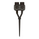 Piquet de jardin Plexo 2 Prises 2x2P+T précâblées complet gris