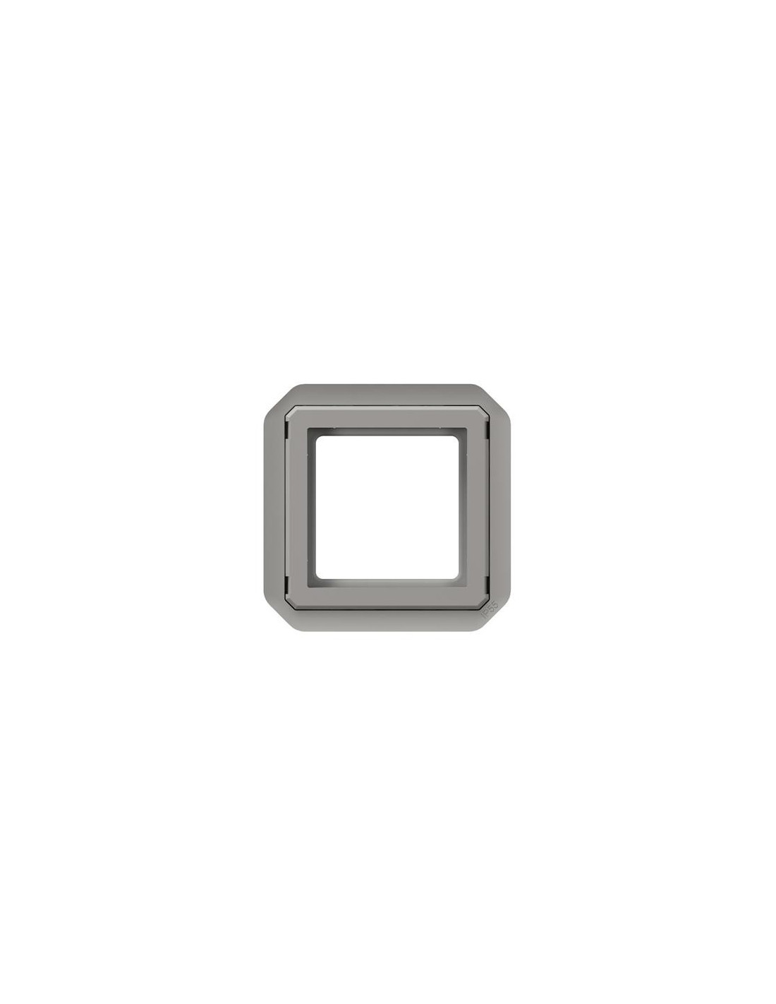 Plexo adaptateur Mosaic 2 modules sans volet mécanisme gris