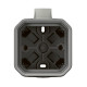 Plexo boîtier 1 poste 1xM20 IP55 - IK08 gris