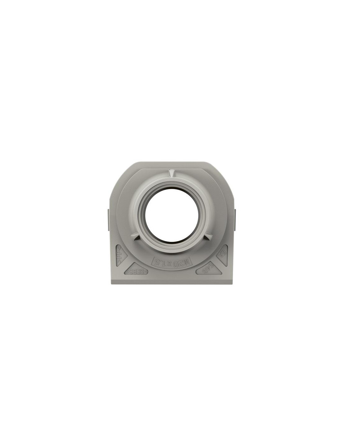 Plexo embout PE 1 entrée ISO20 gris