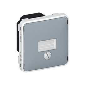 Plexo interrupteur crépusculaire Composable gris