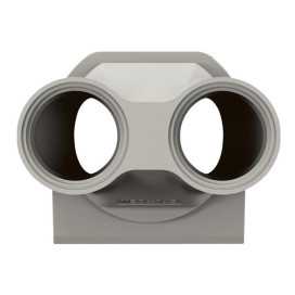 Plexo PE embout 2 entrées ISO20 gris
