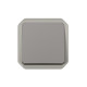 Plexo bouton-poussoir NO 10A 250V mécanisme IP55 IK08 gris