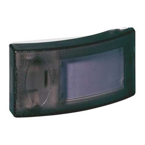 Sonnette Salsa porte-étiquette 230V 2A - IP30 - IK06 60x30x15mm