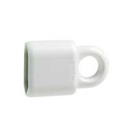 Prolongateur 2P 2,5A - 250V plastique blanc
