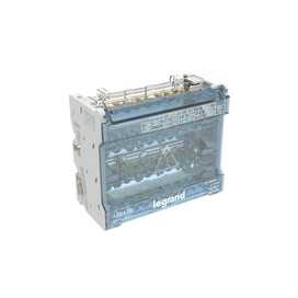 Répartiteur modulaire 4P 125A - 11 connexions à vis - 26kA - 6 modules