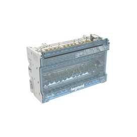 Répartiteur modulaire 4P 125A - 15 connexions à vis - 26kA - 8 modules