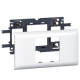 Support Mosaic DLP 2 modules couvercle 65mm