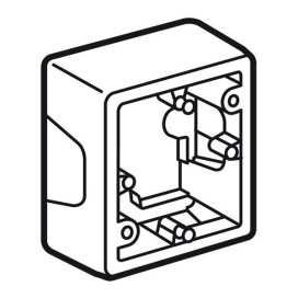 Val cadre saillie pour 1 mécanisme - blanc
