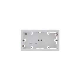 Val cadre saillie pour 2 mécanismes - blanc