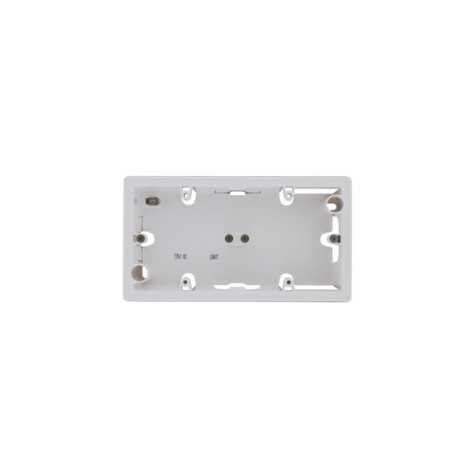 Val cadre saillie pour 2 mécanismes - blanc
