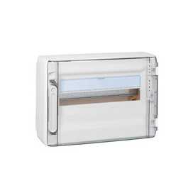 XL³125 coffret en saillie 1 rangée 18 modules porte transparente
