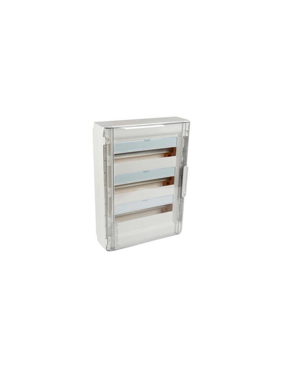 XL³125 coffret en saillie 3 rangées 54 modules porte transparente