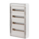 XL³125 coffret en saillie 4 rangées 72 modules porte transparente