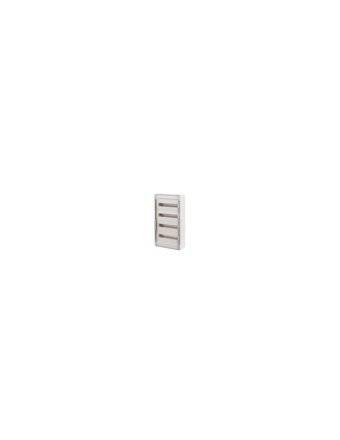 XL³125 coffret en saillie 4 rangées 72 modules porte transparente
