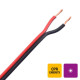 Câble haut-parleur PVC rouge/noir intérieur Eca 2X1,5mm² - R100