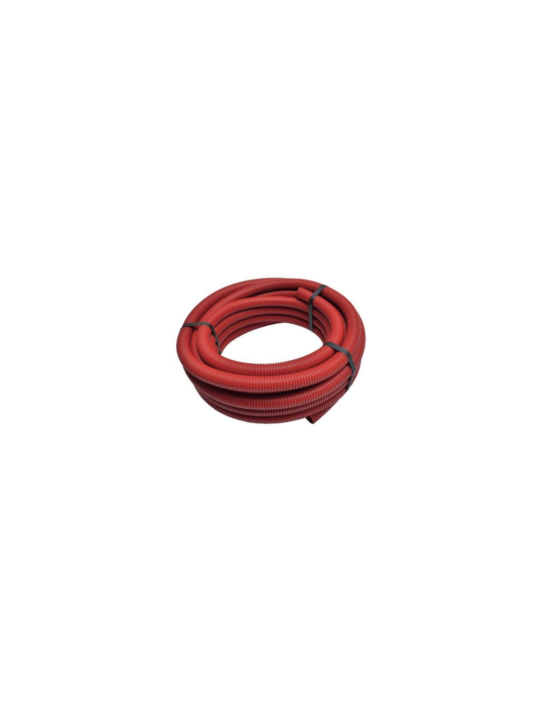 Gaine d'attente rouge 40 - avec tire-fil - R25