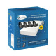 Kit de caméras 4x 4MP mini bullet 2.8mm avec NVR 8 canaux - blanc