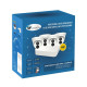 Kit de caméras 4x 4MP tourelle 2.8mm avec NVR 8 canaux - blanc