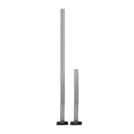 Poteau télescopique Fermé 3m - Ouvert 6m Charge jusqu’à 30kg - Gris