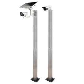 Poteau télescopique Fermé 2m - Ouvert 4m Charge jusqu’à 30kg - Gris 2