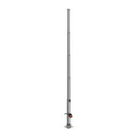 Poteau télescopique Fermé 2m - Ouvert 6m Charge jusqu’à 30kg - Gris