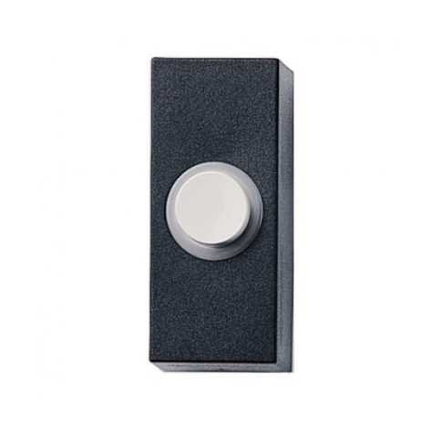 Bouton poussoir 8V 2A illuminé noir blanc avec bouton poussoir blanc