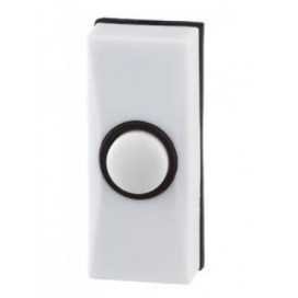 Bouton poussoir 8V 1A blanc, avec bouton poussoir blanc