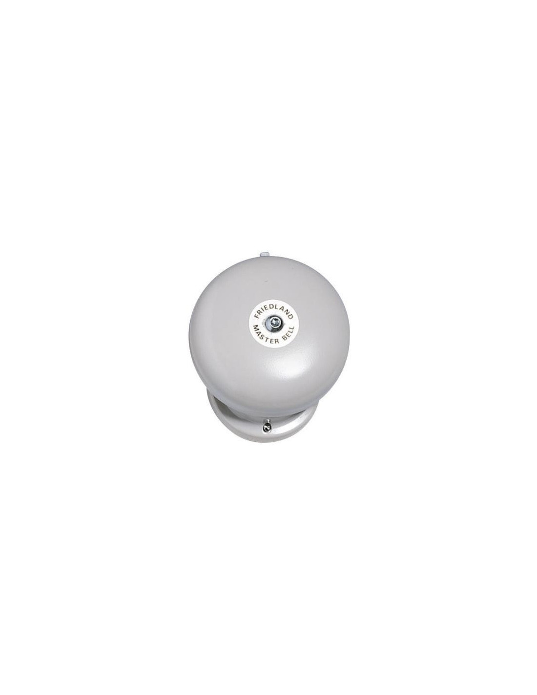 Sonnette d'alarme 230VAC 100 dB gris diam. 154mm