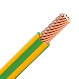 VOB cablé H07V-R ECA 25mm² - Vert/Jaune - (au mètre)
