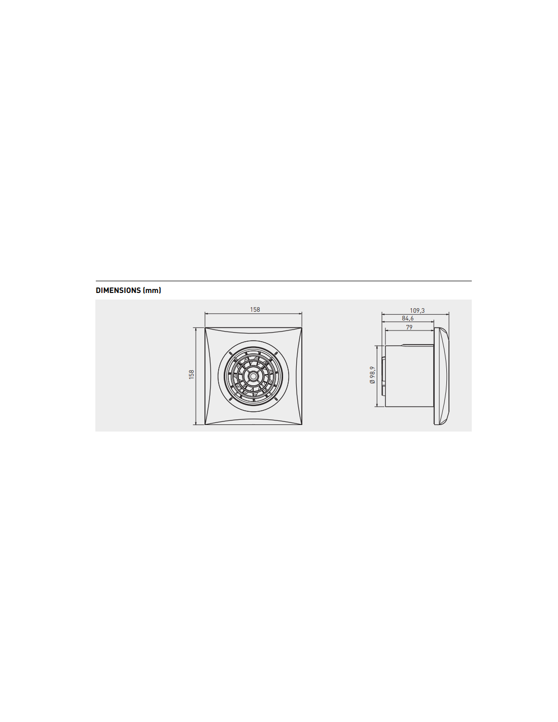 Soler & Palau - Extracteur salle de bains/WC SILENT 100 - 95m³/h