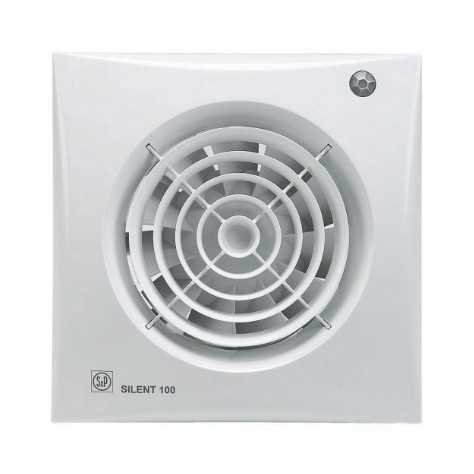 Extracteur d'air pour SDB/WC SILENT - 95m³/h - TEMPOR. REGLABLE - DETECTEUR PRESENCE Extracteur d'air pour SDB/WC SILENT - 95m³/h - TEMPOR. REGLABLE - DETECTEUR PRESENCE